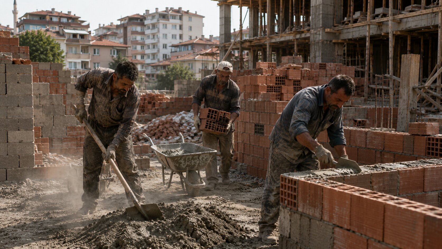 kaba inşaat süresi - Geleneksel inşaat yöntemlerinin yavaşlığı ve artan işçilik maliyeti